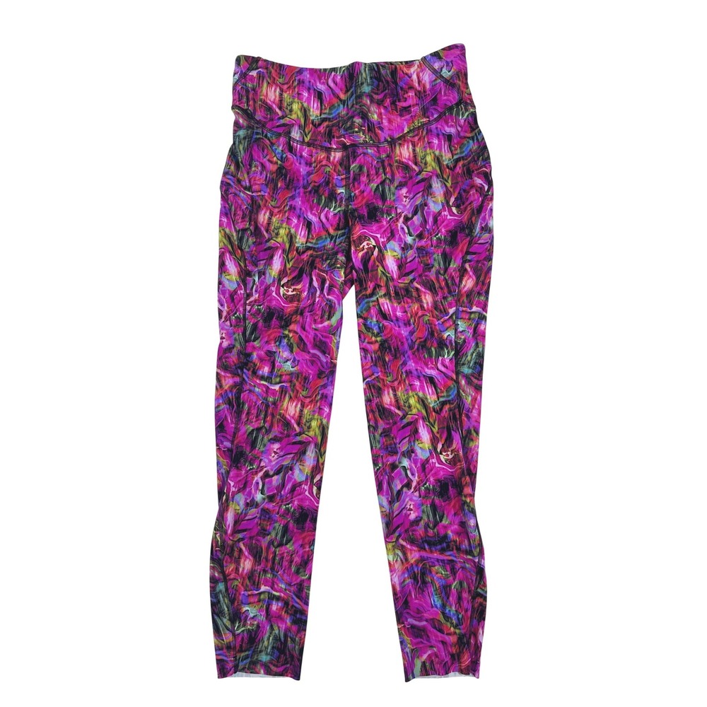 Lululemonβ Base Pace High-Rise Running Tight 25" Hyper Flow Pink Multi size 10